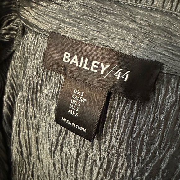 Anthropologie Bailey 44 Button Down Crinkle Top S Teal - Picture 4 of 5